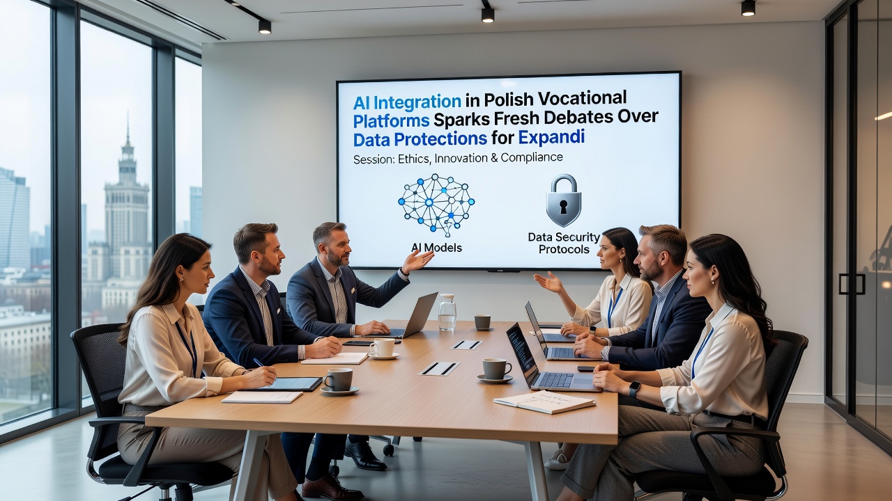 Data security protocols and encryption layers protecting adult learner information on vocational AI platforms in Poland